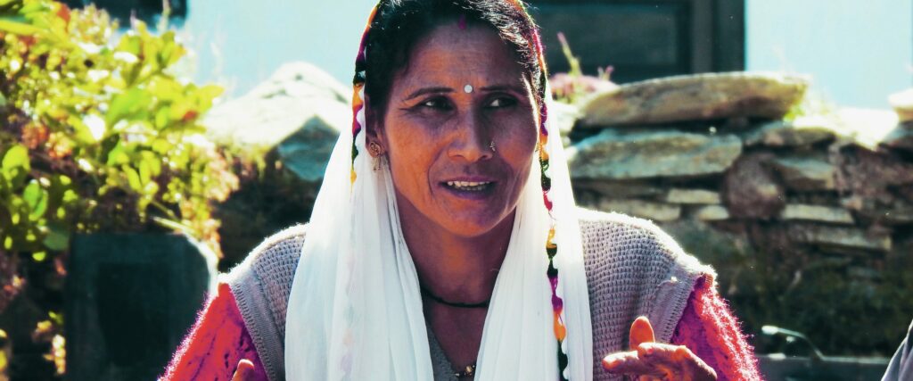 Kvinna i Indien